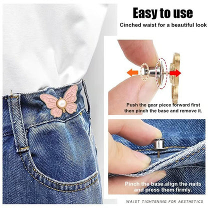 Removable Butterfly Waist Adjustment Buckle（Buy 1 Get 9 Free）