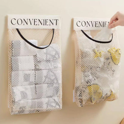 Multi-purpose mesh bag for hanging