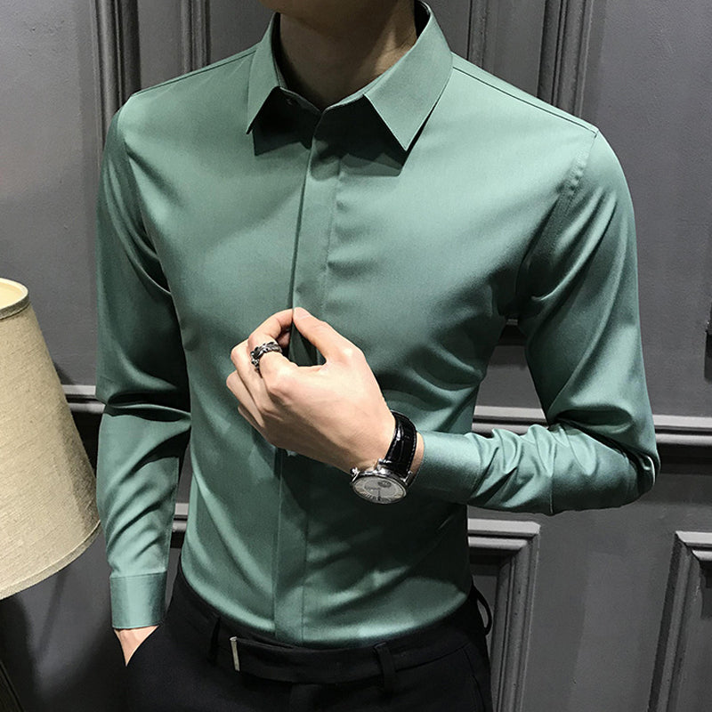 Men's Wrinkle-Free Button-Down Shirt