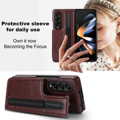 Luxurious Leather Cover With For Galaxy Z Fold 7/6/5/4