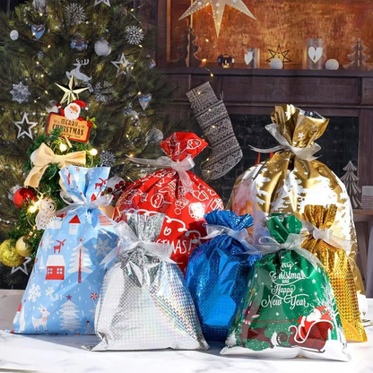 🎁MerryPouch Christmas Drawstring Gift Bags