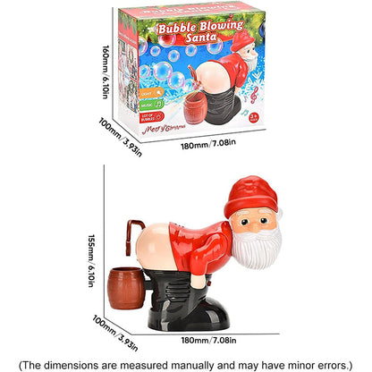 Christmas Sale Funny Santa Bubble Blowing Machine