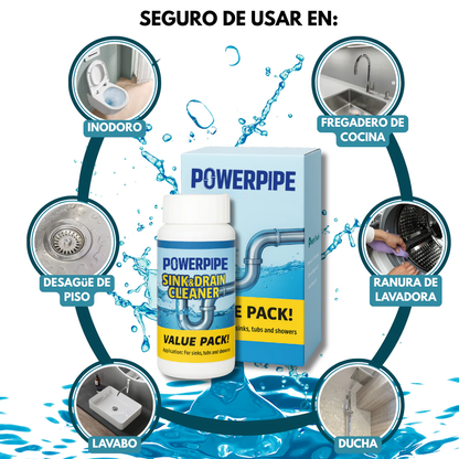 PowerPipe Desatascador en Polvo