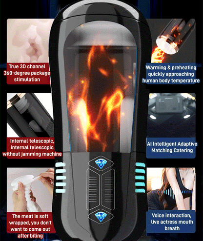【Discreet Delivery】 Fully automatic, hands-free retractable relaxation cup