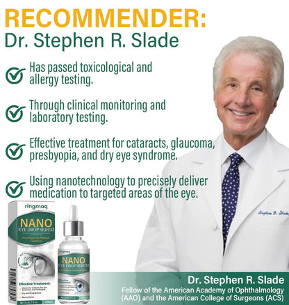 ringmaq Nano Eye Drops Serum ✅FDA Approved(Suitable for presbyopia, dry eye syndrome, glaucoma, and cataracts) 👀