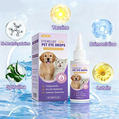 👩‍⚕️ringmiow EyeRelief Pet Eye Drops ✅ FDA-Approved | Fast Relief for Conjunctivitis, Dry Eyes, Cataracts & Keratitis 🐶🐶