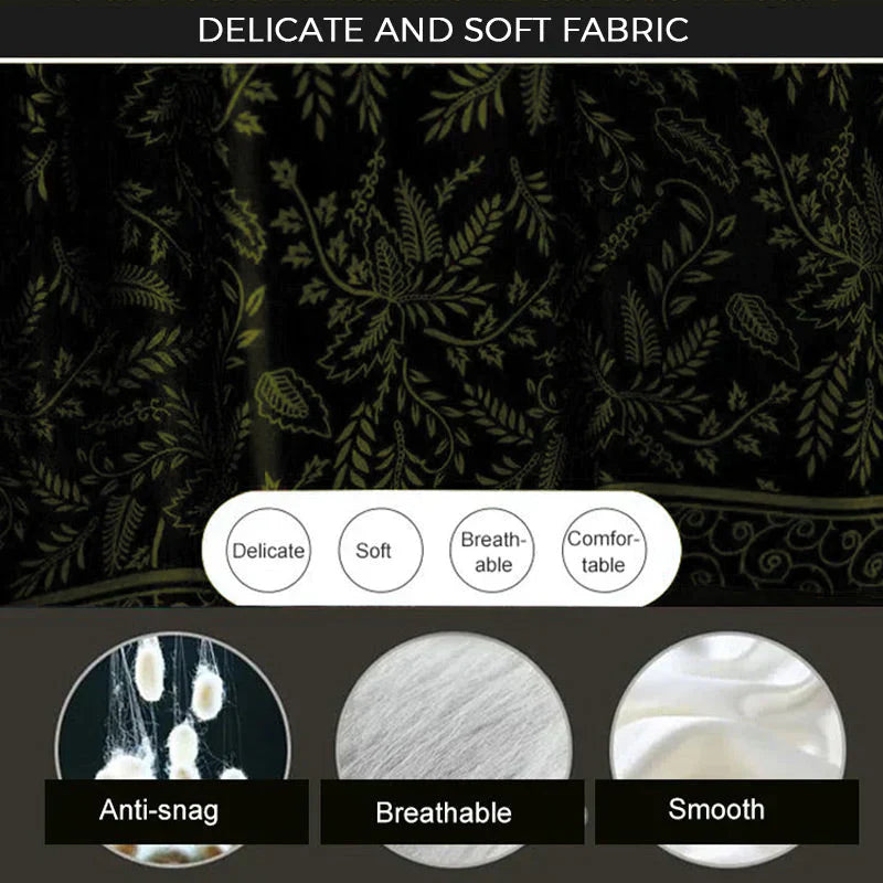 Half-sleeve fashionable loose retro elegant A-line long dress