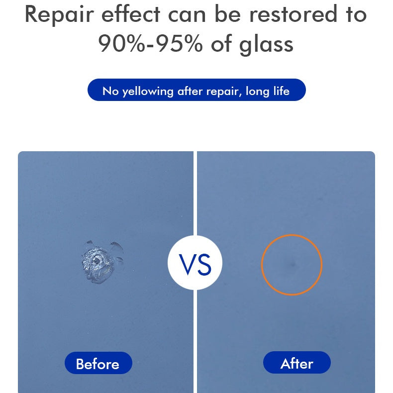 Air Pump Windshield Repair Kit