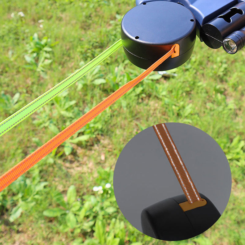 Multi-functional dog walking leash