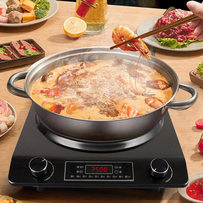 Limited-time offer of 50% off - 3500-watt induction hob, 10 temperature settings