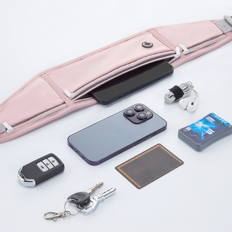 Ultra-Light Exercise Waist Pack with 4 Pockets