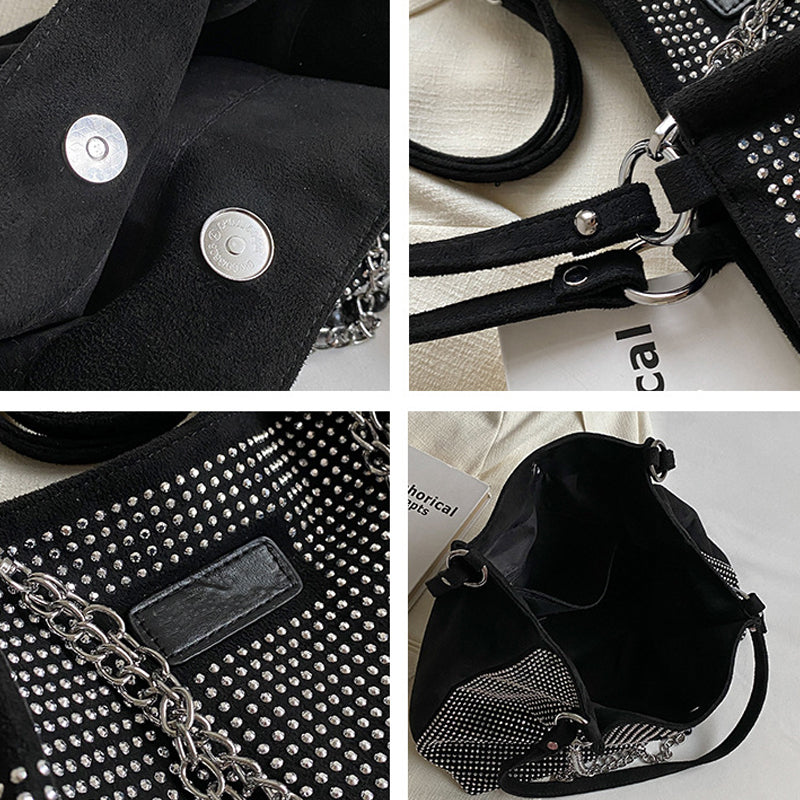 Women's Glamorous Rhinestone Shoulder Bag