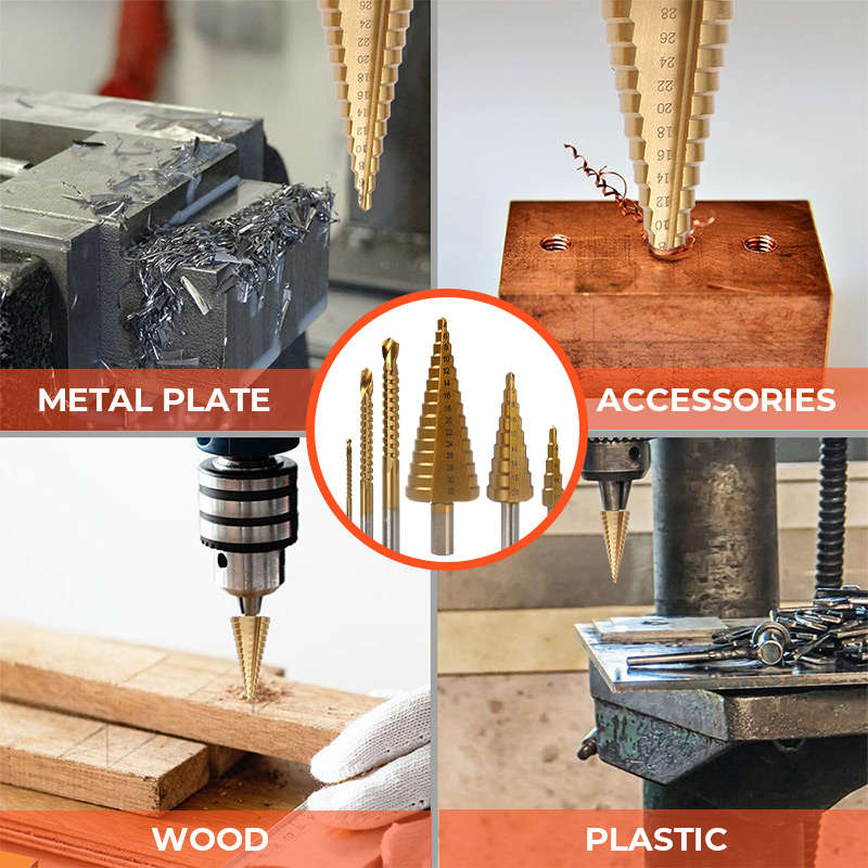 Titanium Plating Drill Bit Set¨6pcs