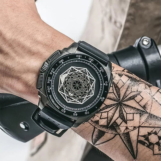 Men’s  Luminous Silicone Quartz Watch