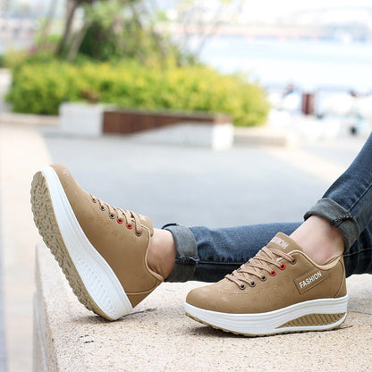 Women's Casual Fashion Breathable Thick Sole Sneakers