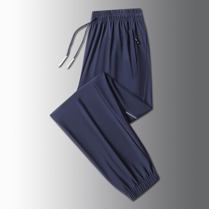 Men's Lightweight Athletic Pants with Zip Pockets