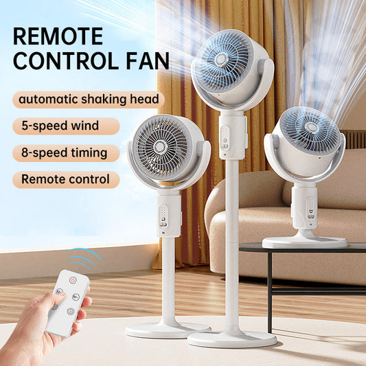 USB-Powered Silent Energy-Saving Airflow Floor Fan