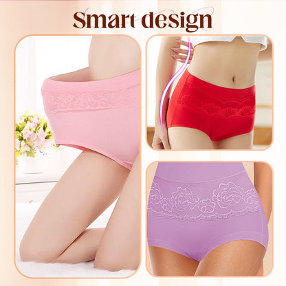 Women's Large Size High Waisted Panties