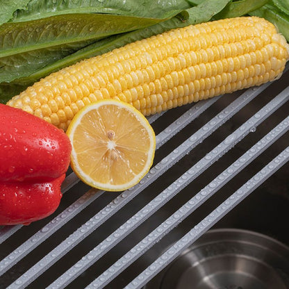Multipurpose Roll-Up Dish Drying Rack